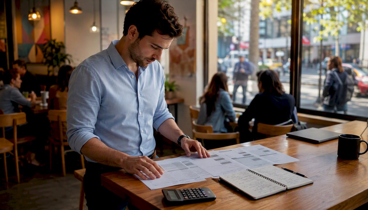 Man reviewing enterprise FinOps vendor profiles