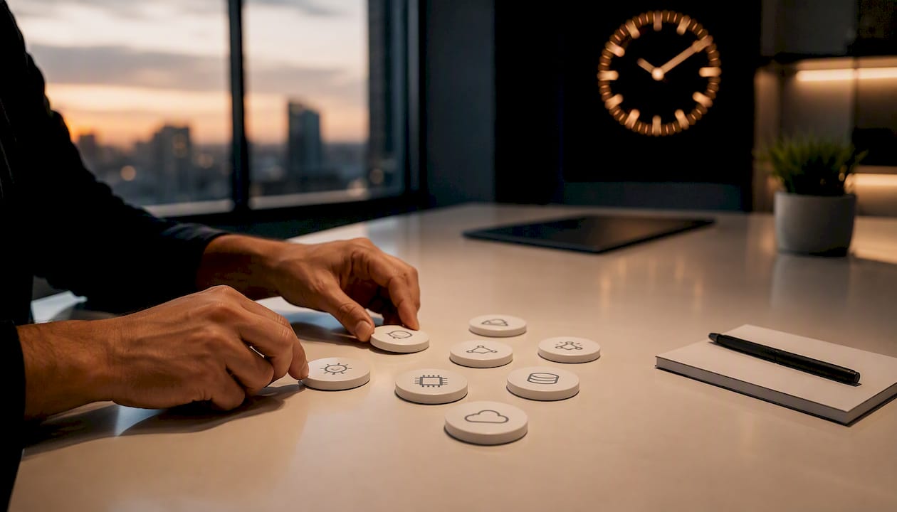 Hands managing AWS Savings Plans tokens