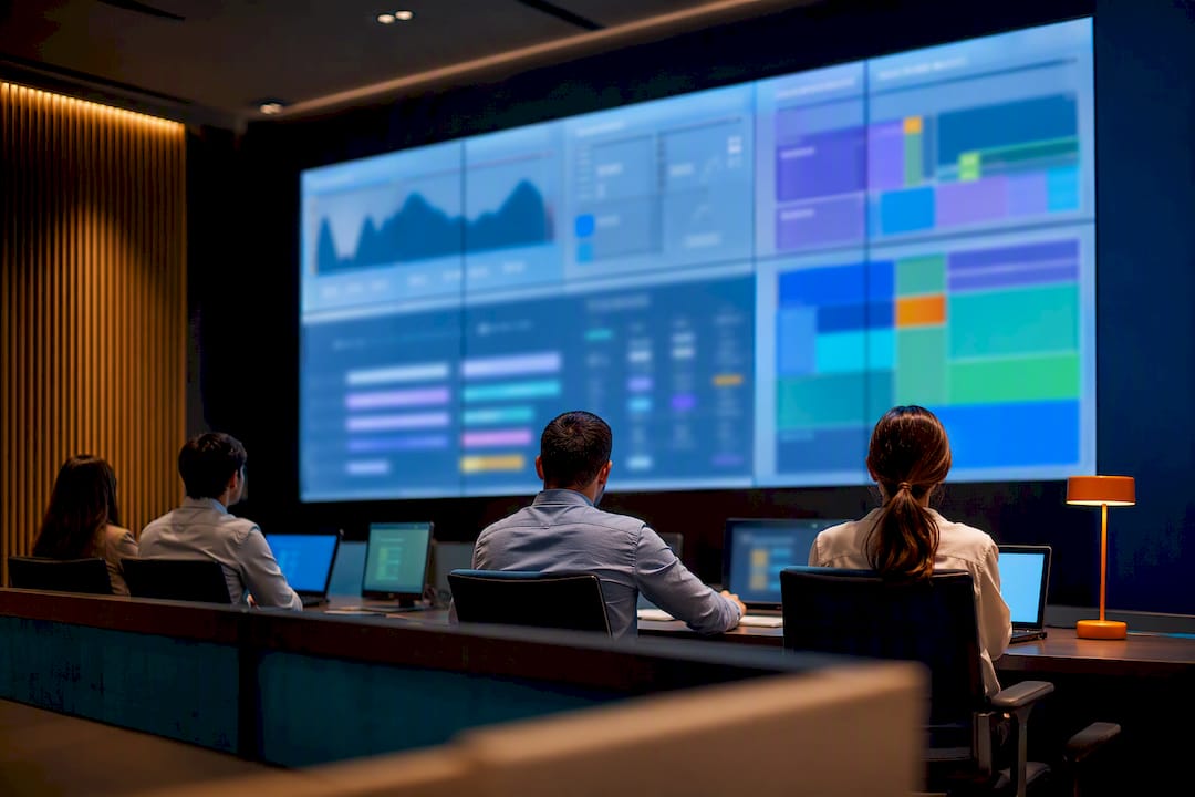 Cloud governance team reviewing spend patterns