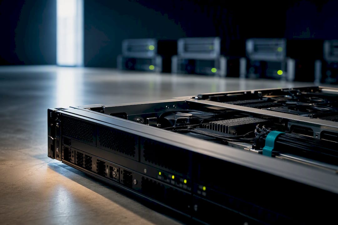 Server chassis inspected for capacity planning