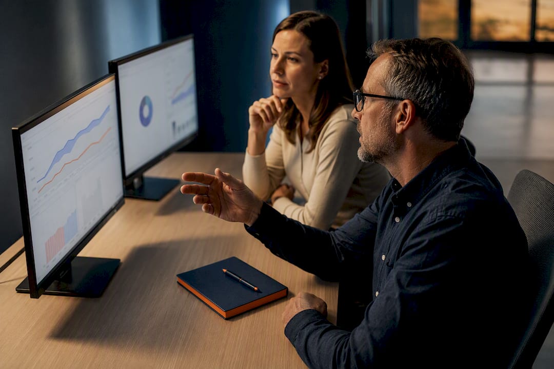 FinOps team reviewing AI spending forecasts