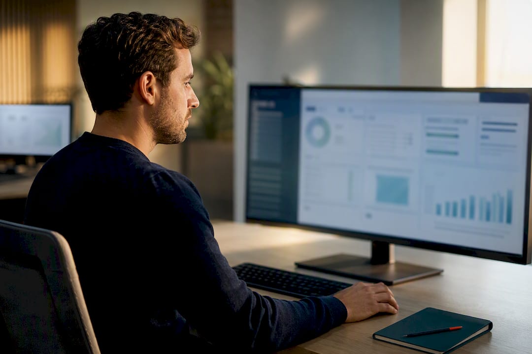 IT administrator reviewing license assignments