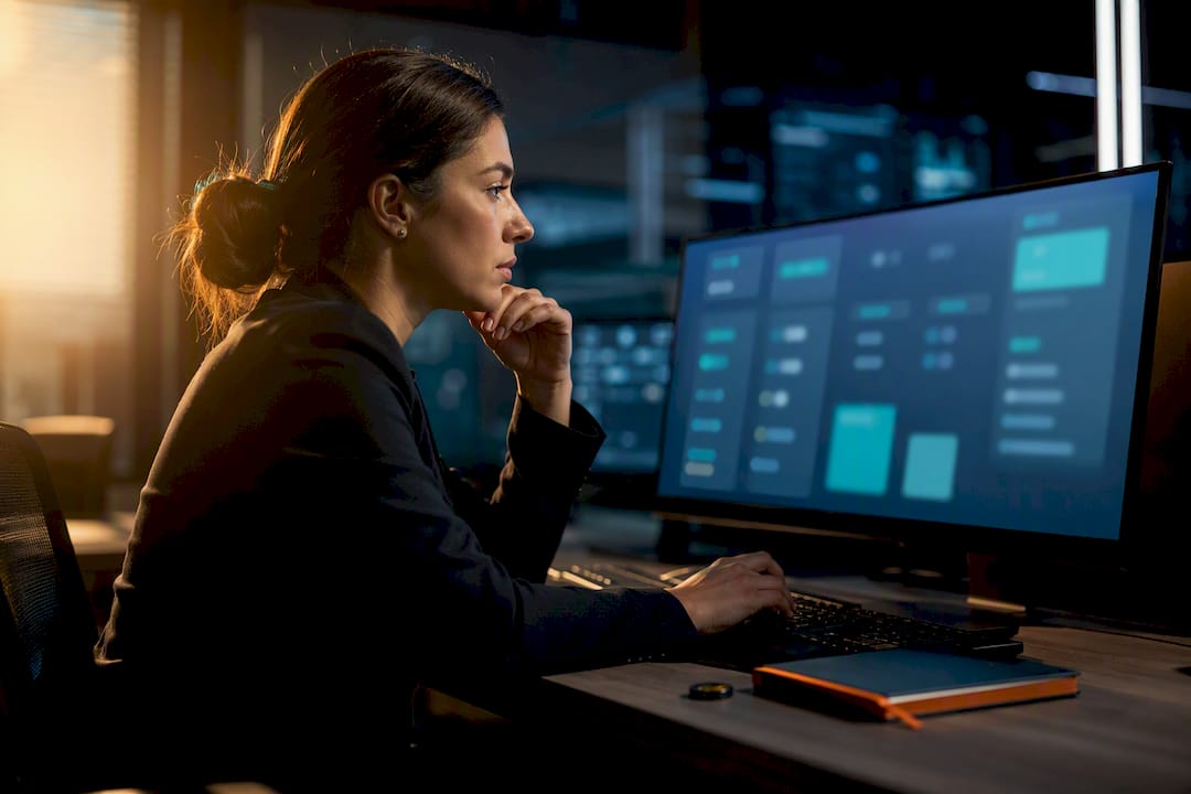 Analyst reviewing SaaS access discoveries