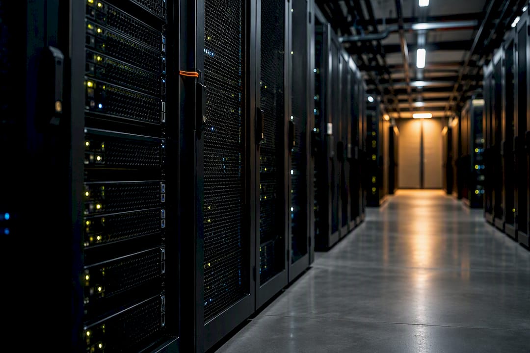 Anonymous data center storage racks