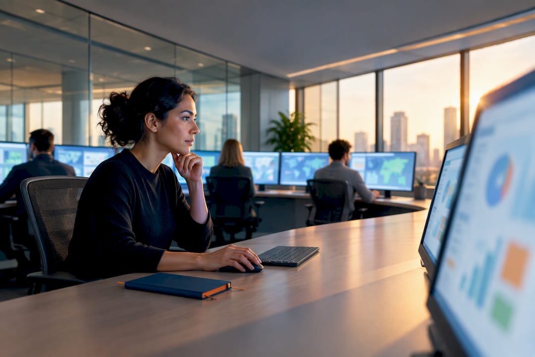 FinOps operator reviewing normalized technology spending