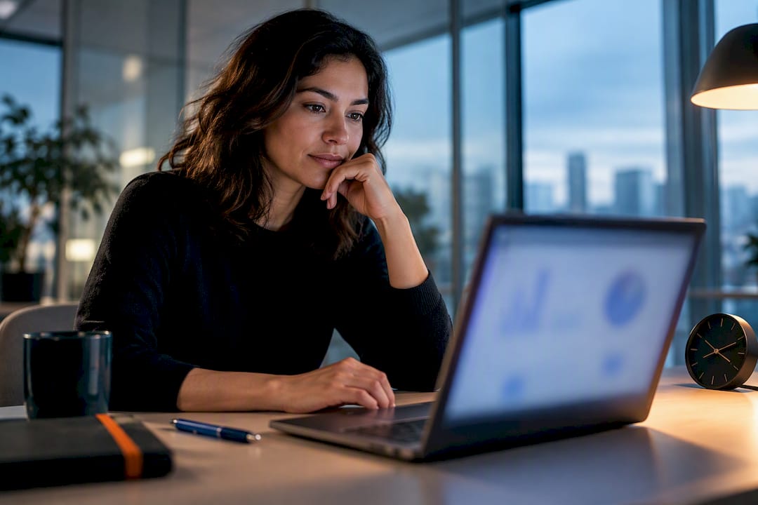 Practitioner reviewing cloud cost recommendations