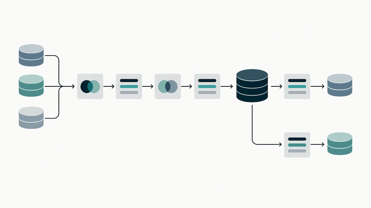Query stages reuse a stored intermediate table