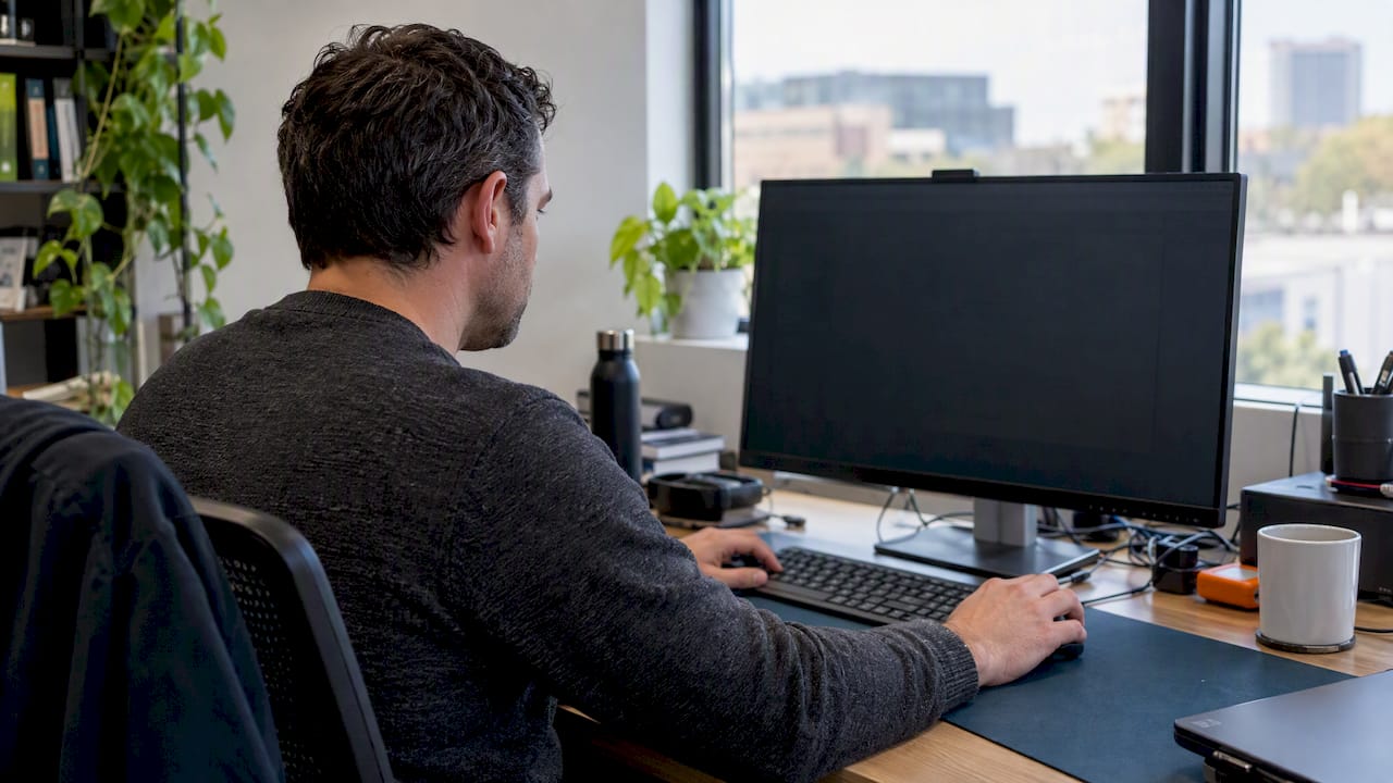 Engineer entering tags for a cloud resource