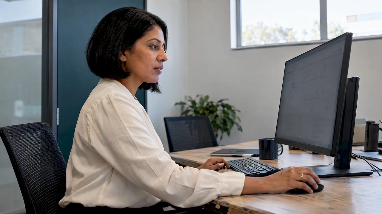 Analyst reviewing Azure cloud cost groupings